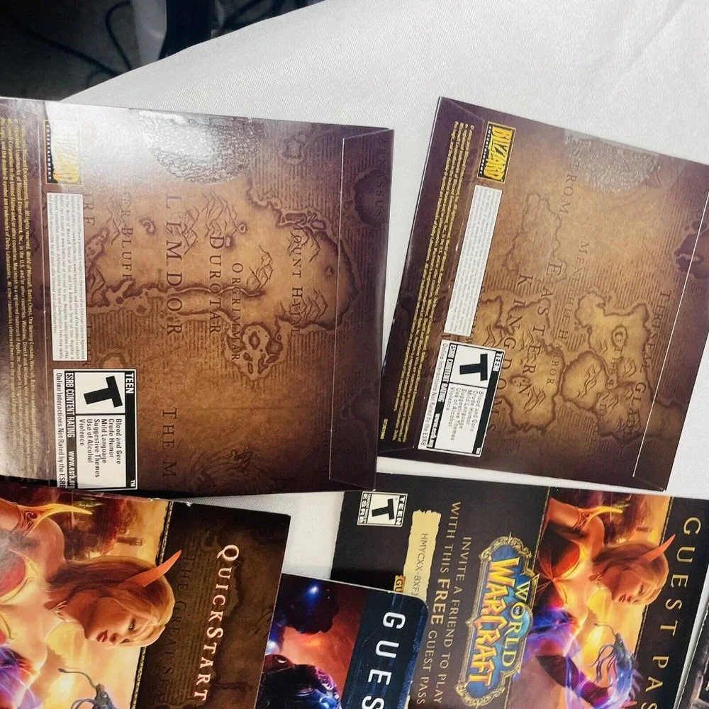 World of Warcraft: Battle Chest Blizzard Windows XP Vista 2007 Mac Game Chest